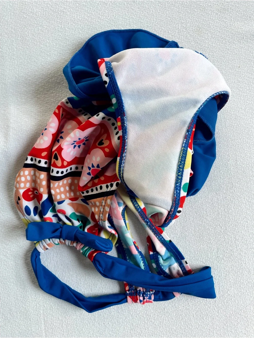 FLOATIMINI Bathing Suit Swimsuit Swimwear Floral Bow Rainbow 3T Swim Beach